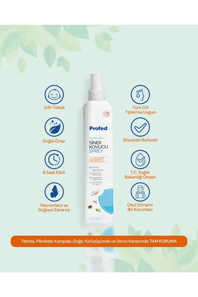 Profed Baby Profed Doğal Sinek Kovucu Sprey - Türkiye'nin En Iyi Biyosidal Ruhsatlı Ürünü - 2