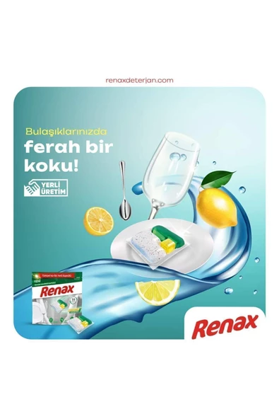 RENAX Bulaşık makinesi kapsülü 1 Paket 33 adet - 2