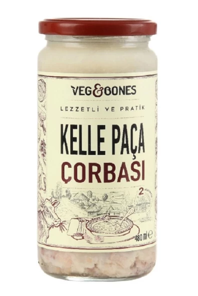 Veg&Bones Kellepaça Çorbası 480 ml