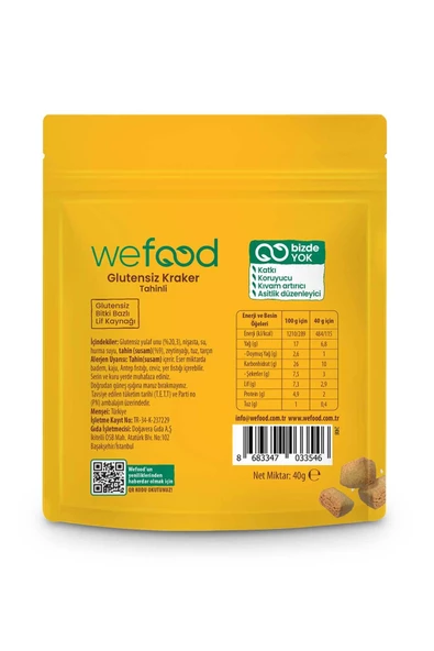 Wefood Tahinli Kraker 40 gr - 2