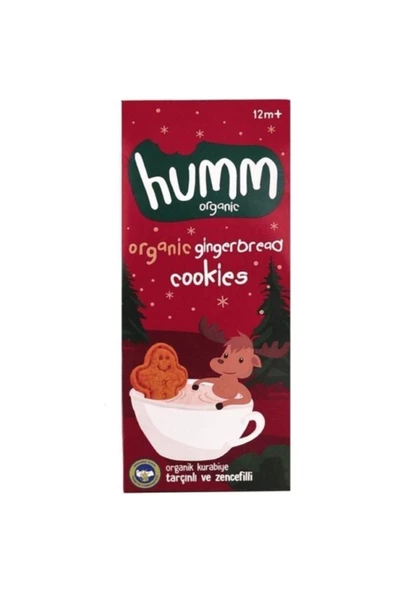 Humm Organic Humm Organik Zencefilli Tarçınlı Kurabiye 55 G.