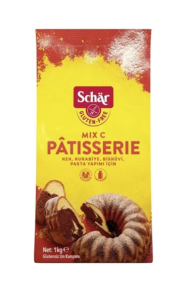 Schar Mix C Patisserie Glutensiz Un 1000 gr (5 ADET) - 2