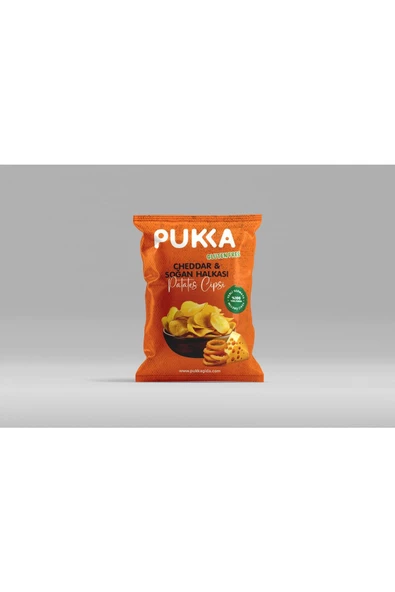 Pukka Glutensiz Cheddarlı Soğanhalkalı