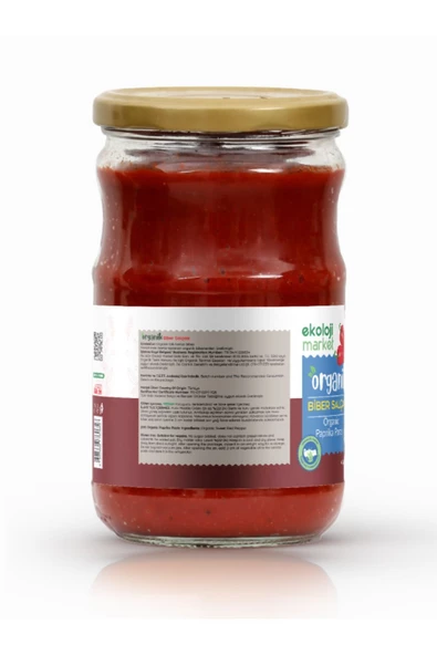 Ekoloji Market Organik Tuzsuz Biber Salçası 610 Gr - 3