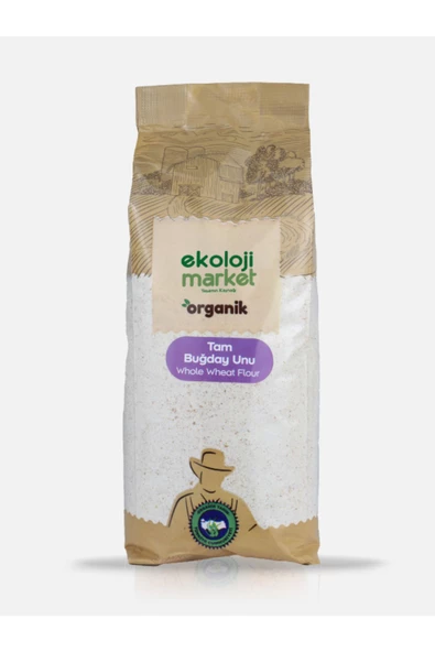 Ekoloji Market Organik Tam Buğday Unu 750gr