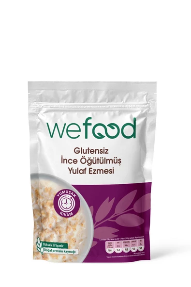 Wefood İnce Öğütülmüş Glutensiz Yulaf Ezmesi 3'lü