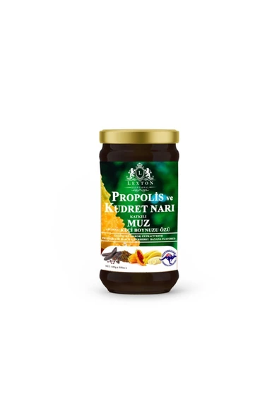lexton Propolis & Kudret Narı Katkılı Muz Aromalı Harnup Özü 640gr