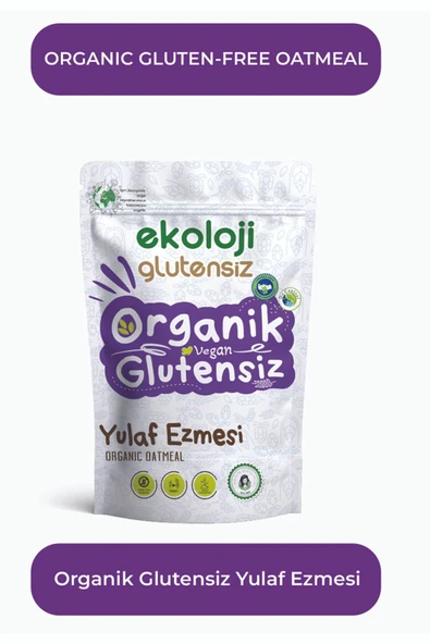 Ekoloji Glutensiz Organik Glutensiz Yulaf Ezmesi 300 Gr   Organic Gluten Free Oatmeal 300 Gr - 2