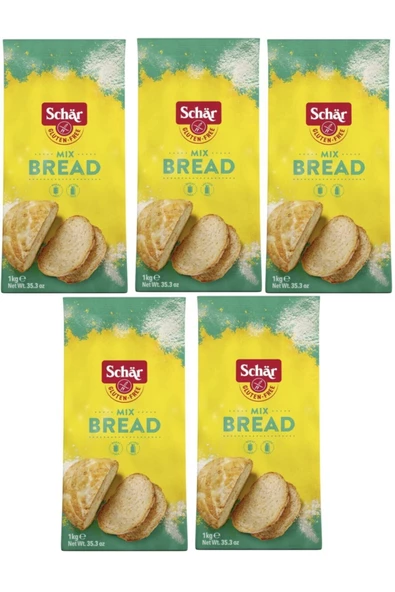 Schar Mix B Glütensiz Karışık Ekmek Unu 1 Kg 5 Adet