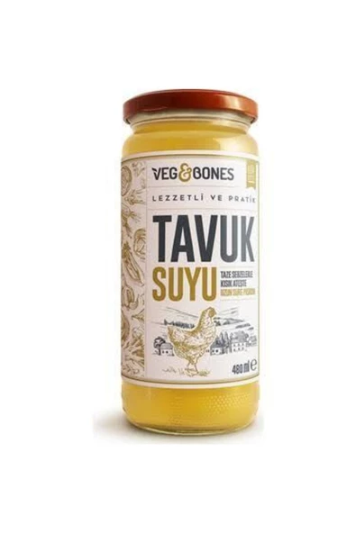 Veg&Bones Tavuk Suyu 480ml. 6 Adet