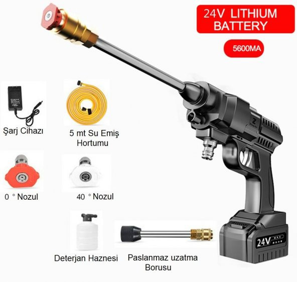 Handwerker 24v 5600 mAh Lityum Akülü Basınçlı İlaçlama Makinesi - 2