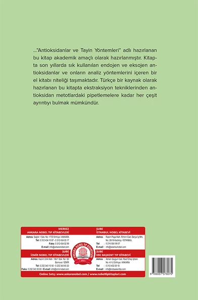 Antioksidanlar ve Tayin Yöntemleri - 2