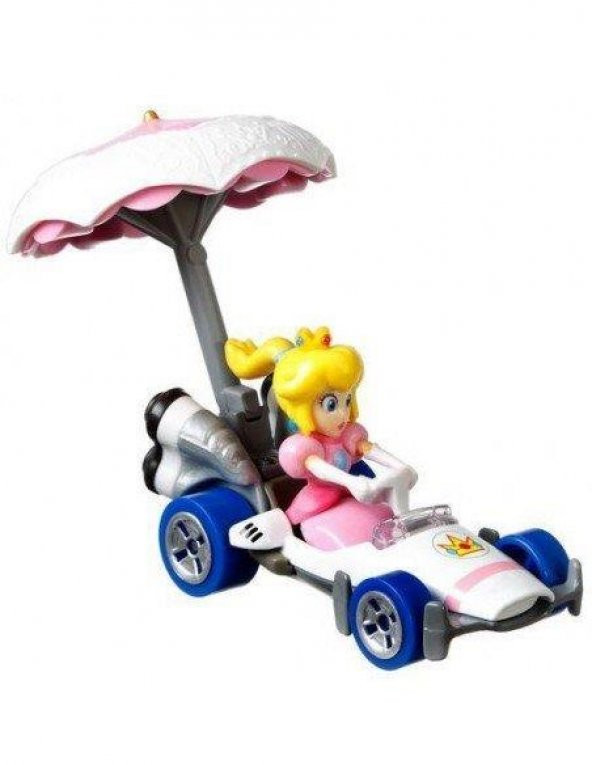 Hot Wheels Mario Kart Planörlü Araçlar Prenses Peach GVD30-GVD36 - 3