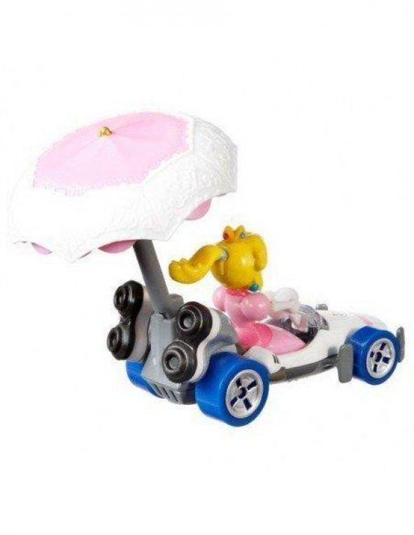 Hot Wheels Mario Kart Planörlü Araçlar Prenses Peach GVD30-GVD36 - 5