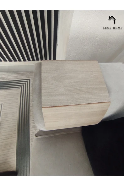 Leur Home Cordoba Koltuk Kenarı Katlanabilir Yan Sehpa Amerikan Servisi Kanepe Kenarı Portatif Tepsi 40x20 - Resim 2