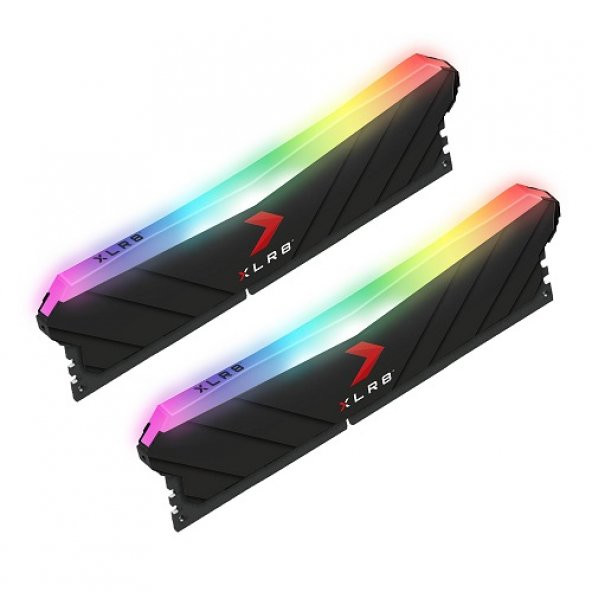 PNY XLR8 Gaming EPIC-X RGB 16GB (2x8GB) 3200MHz CL16 DDR4 Gaming Ram (MD16GK2D4320016XRGB) - 2