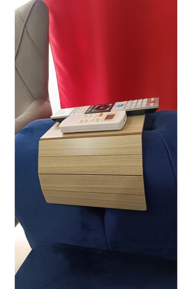 Leur Home Cordoba Koltuk Kenarı Katlanabilir Yan Sehpa Amerikan Servisi Kanepe Kenarı Portatif Tepsi 40x20 - 4