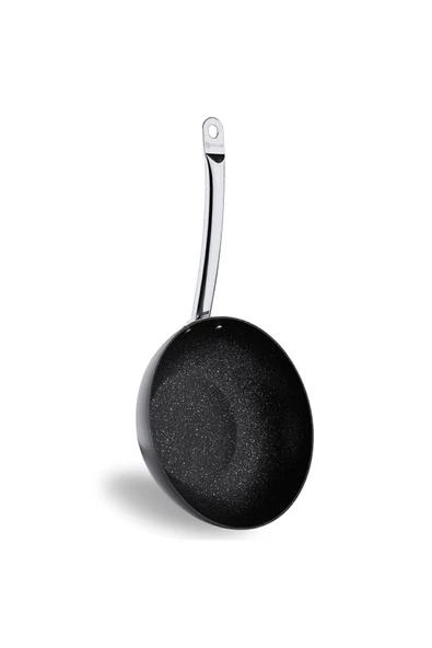 KORKMAZ KORKMAZ Nero 30x8.6 cm Wok - 4