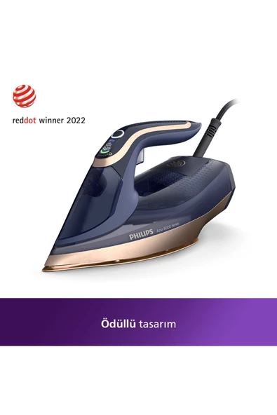 Philips Philips 8000 Serisi Azur Buharlı Ütü 3000W, 8g/dk Sürekli Buhar, 260g Şok Buhar, DST8050 - Resim 8