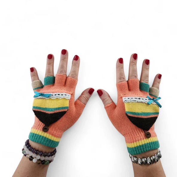 Buzlu Şeker Eldiven Yavruağzı - 2