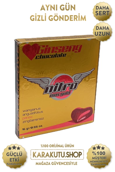 Nitro Max Gold Çikolata 6 Adet
