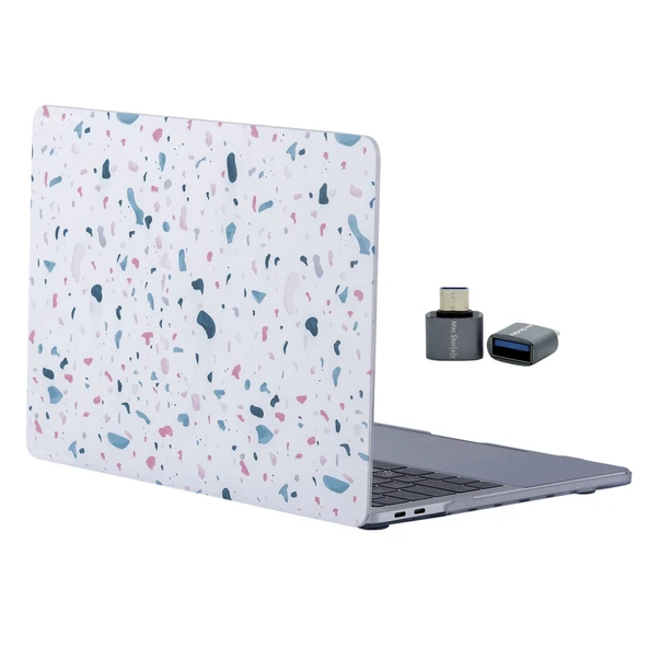 Macbook Air M1 Kılıf 13 inç TerrazzoNL (TouchID'li M1 Air) A2337 A2179 A1932 ile Uyumlu ürün görseli