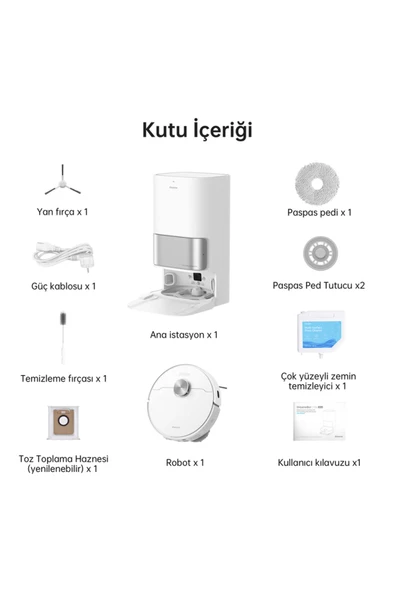 Dreame Bot L10s Ultra Çöp İstasyonlu Akıllı Robot Süpürge - 7