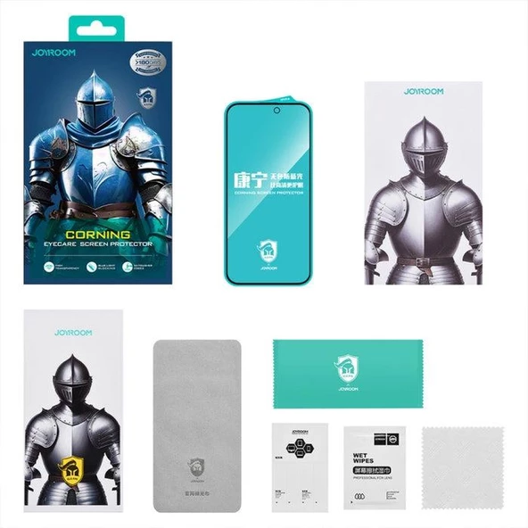 Joyroom İphone 15-16 Uyumlu Gerçek Corning Gorilla Glass Cam Ekran Koruyucu - Resim 7