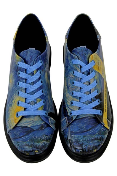 Dogo 021.Myr001 Vincent Van Gogh Mavi Sneaker - 2