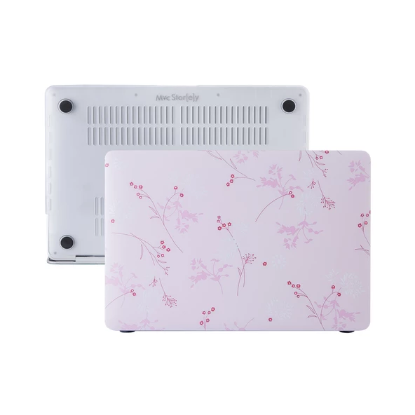 Macbook Pro Kılıf 13 inç M1-M2, Flower05NL (Type-c'li Model)A2338 A2289 A2251 A1706-08 A1989 A2159 ile Uyumlu