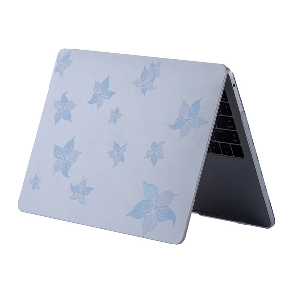 Macbook Pro Kılıf 13 inç M1-M2, Flower05NL (Type-c'li Model)A2338 A2289 A2251 A1706-08 A1989 A2159 ile Uyumlu - Resim 3