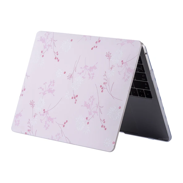 Macbook Air M1 Kılıf 13 inç Flower05NL (TouchID'li M1 Air) A2337 A2179 A1932 ile Uyumlu - Resim 5