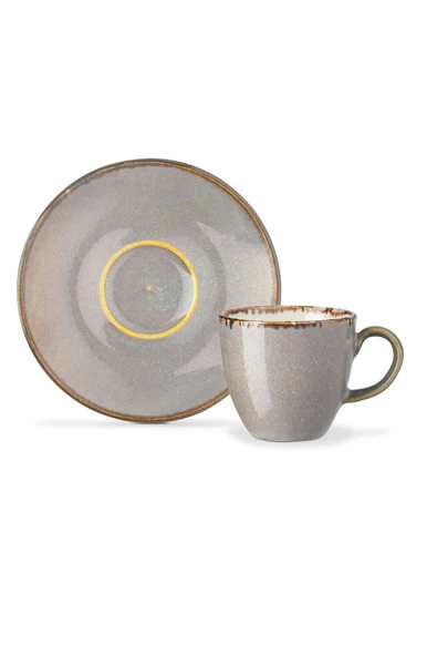 Madame Coco Monde 2 'li kahve fincan seti - Resim 2