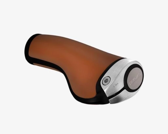 Brooks GP1 Ergonomik Deri Elcik 100/130mm Bal Rengi/Silver A37203 - 2