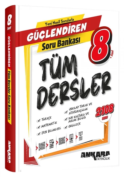 Ankara 8 Sınıf Tüm Dersler Soru Bankası Ankara Yayıncılık - Resim 3
