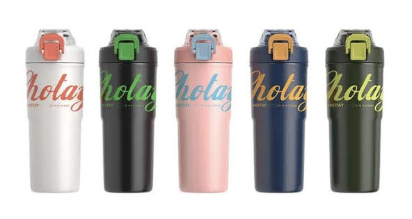 Shotay Tween Çelik Termos Matara 750Ml Beyaz - 12