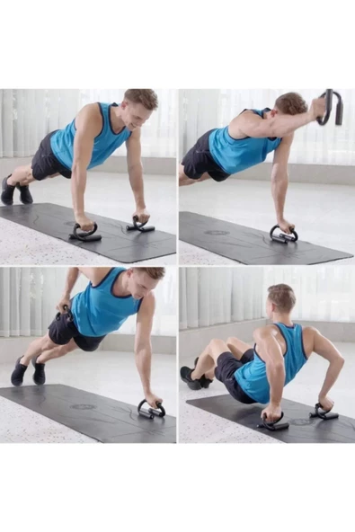 Metal Push Up Stand Profesyonel Şınav Aleti Push Up Bar Egzersiz Aleti Şınav Bar - 5