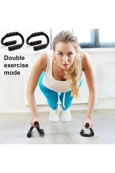 Metal Push Up Stand Profesyonel Şınav Aleti Push Up Bar Egzersiz Aleti Şınav Bar - 7