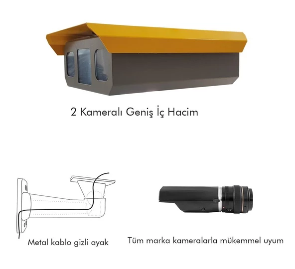 OiS XTR 202 IR Gece Görüşlü Kamera Muhafazası 100 Metre - 2
