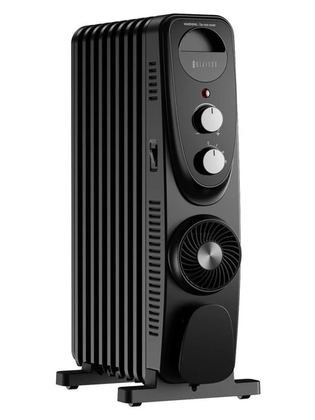 Dijitsu 2700 W Siyah 11 Dilim Yağlı Radyatör - 3