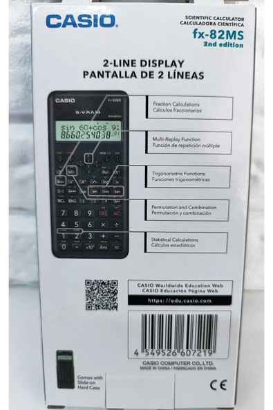 Casio fx Fonksiyonlu Hesap Makinesi 240 Fonksiyonlu - 4