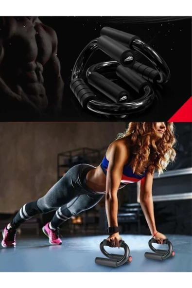 Metal Push Up Stand Profesyonel Şınav Aleti Push Up Bar Egzersiz Aleti Şınav Bar - 3