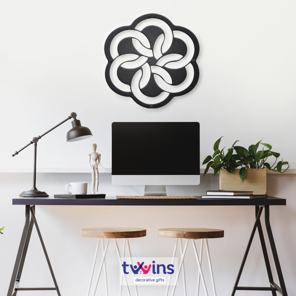 Ring Lazer Kesim Metal Duvar Dekoru