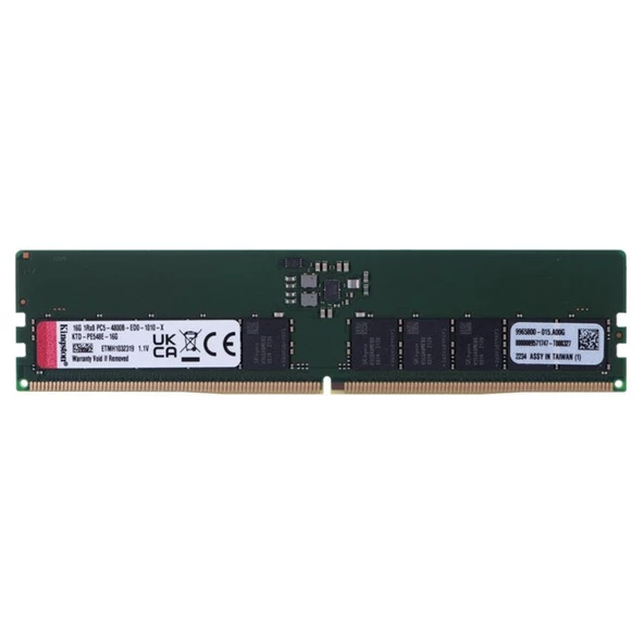KINGSTON KTD-PE548E-16G DDR5 4800MT/s ECC Bellek