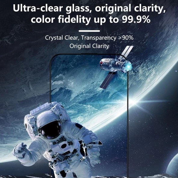 Joyroom İphone 15 Pro Max Uyumlu Gerçek Corning Gorilla Glass Cam Ekran Koruyucu - 6