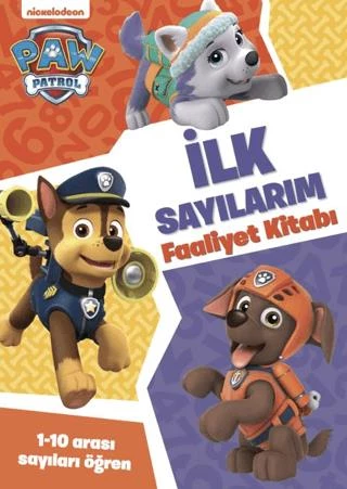 Paw Patrol İlk Sayılarım Faaliyet Kitabı ürün görseli 1