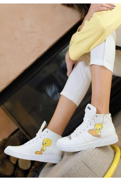 Dogo Wb022.Aceb002 Tweety Classic Beyaz Sarı - 3