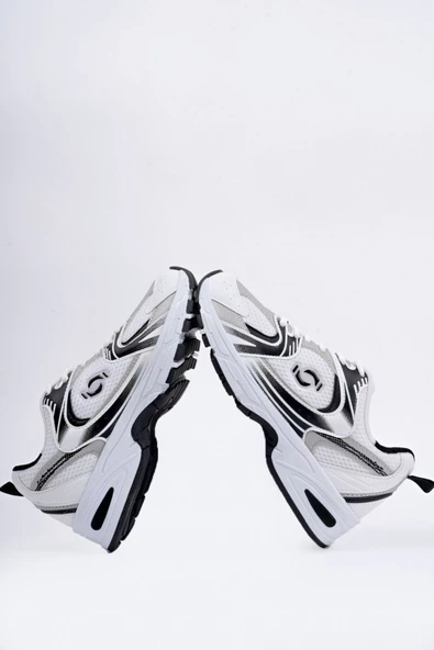 Muggo MOJEH Kadın Ortopedik Günlük Garantili Bağcıklı Yürüyüş Koşu Sneaker Spor Ayakkabı - 7