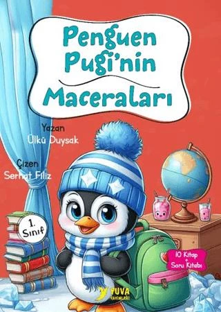 Penguen Pugi Nin Maceraları (10 Kitap)