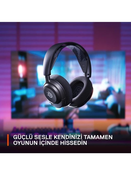 SteelSeries Arctis Nova 4 Kablosuz Kulak Üstü Oyuncu Kulaklığı - 2